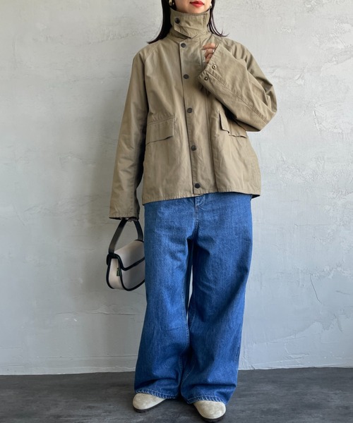 Barbour（バブアー）の「[Barbour/バブアー] 別注 BORROWDALE ボロウデイルジャケット（その他アウター・レディース・ベージュ/ブラック/オリーブ・34/36/38/40/46）」の8枚目の写真