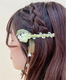 axes femme POETIQUE | 鈴蘭リボンバレッタ(バレッタ/ヘアクリップ)