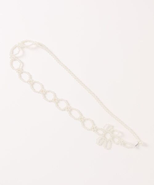 Achic(アシック)の「ハーネス斜めがけ ネックレス ベルト(ベルト・レディース・オフホワイト・F)」の8枚目の写真