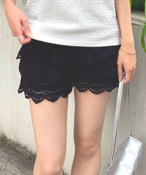 セール】レースフリルショートパンツ（その他パンツ）｜NANEA