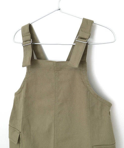 MAKE YOUR DAY（メイクユアデイ）の「無地ジャンパースカート■80～140cm（ジャンパースカート・キッズ・カーキ/ブルー・130/120/110/140/100/90/80）」の12枚目の写真