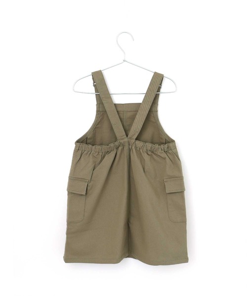 MAKE YOUR DAY（メイクユアデイ）の「無地ジャンパースカート■80～140cm（ジャンパースカート・キッズ・カーキ/ブルー・130/120/110/140/100/90/80）」の8枚目の写真