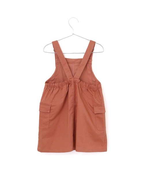 MAKE YOUR DAY（メイクユアデイ）の「無地ジャンパースカート■80～140cm（ジャンパースカート・キッズ・カーキ/ブルー・130/120/110/140/100/90/80）」の11枚目の写真