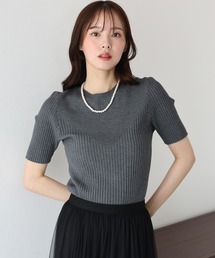 新品❤️ARCHIVIO ブラック 半袖セーター FREAK'S STORE ニット セーター ハンドステッチニット