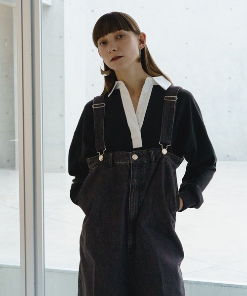 STERNBERG(スタンバーグ)の「スビンコットンラガーシャツ(シャツ/ブラウス・レディース・ブラック・MEDIUM/LARGE)」の5枚目の写真