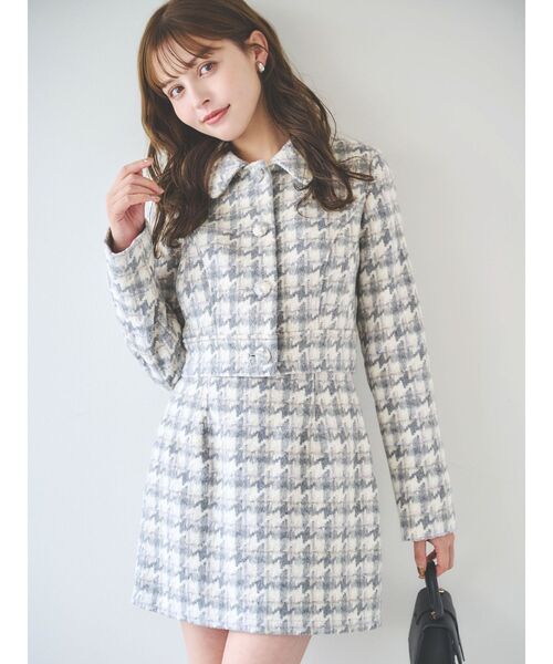 【セール】【セットアップ対応】マテリアルコンパクトミニスカート（スカート）｜dazzlin（ダズリン）