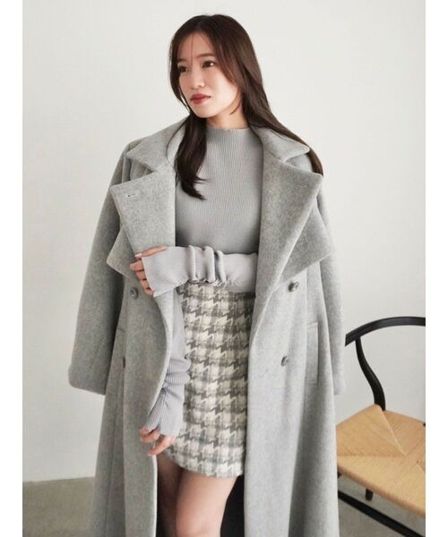 【セール】【セットアップ対応】マテリアルコンパクトミニスカート（スカート）｜dazzlin（ダズリン）