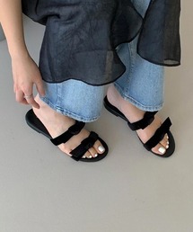 ribbon flat sandal