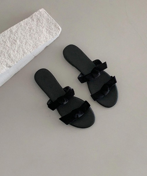 ribbon flat sandal（サンダル）｜Vipoa（ヴィポア）のファッション