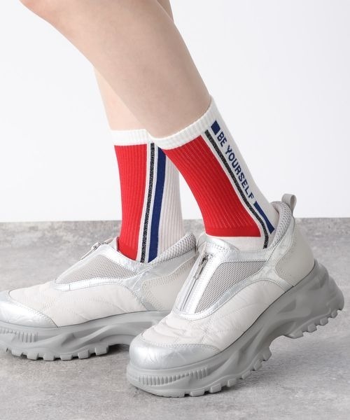 JEANASIS（ジーナシス）の「サイドロゴソックス/135012（ソックス/靴下・レディース・ブラック系その他/グレー系その他/ホワイト系その他・FREE）」の10枚目の写真