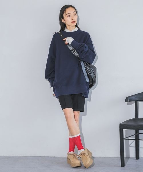 JEANASIS（ジーナシス）の「サイドロゴソックス/135012（ソックス/靴下・レディース・ブラック系その他/グレー系その他/ホワイト系その他・FREE）」の14枚目の写真