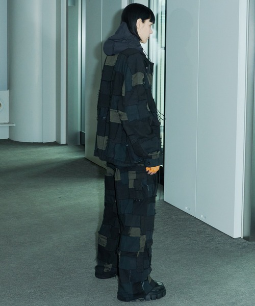 AIVER（アイバー）の「AIVER　3レイヤーフーディー（キャップ・メンズ・ナチュラル/ブラック・FREE）」の18枚目の写真