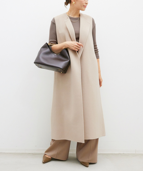 BIOTOP　Deuxieme Classe ウールアンゴラ ロングベスト BIOTOP様専用 Deuxieme Classe ウールアンゴラ ロングベスト