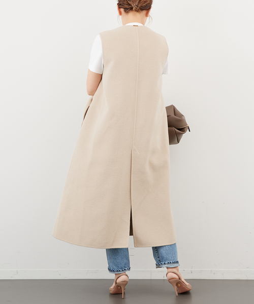 セール】*ウールアンゴラ ロングベスト（ベスト）｜Deuxieme Classe