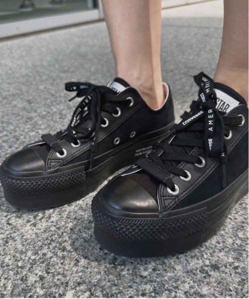 CONVERSE×AMERI ALL STAR LIFTED OX ブラック CONVERSE×AMERI ALL STAR LIFTED OX BL