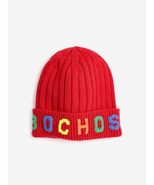 BOBO CHOSES（ボボショーズ）の「Baby Bobo Choses beanie（ニットキャップ/ビーニー・キッズ・レッド・HEAD50/HEAD45）」の2枚目の写真