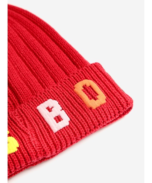 BOBO CHOSES（ボボショーズ）の「Baby Bobo Choses beanie（ニットキャップ/ビーニー・キッズ・レッド・HEAD50/HEAD45）」の3枚目の写真