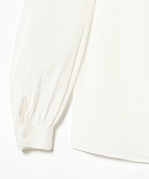 Ray BEAMS（レイビームス）の「ビッグ ラッフルカラー シャツ（シャツ/ブラウス・レディース・ホワイト/ブラック・ONE SIZE）」の16枚目の写真