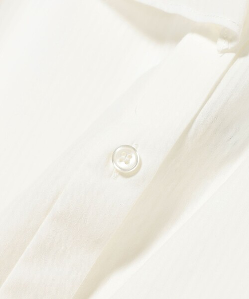 Ray BEAMS（レイビームス）の「ビッグ ラッフルカラー シャツ（シャツ/ブラウス・レディース・ホワイト/ブラック・ONE SIZE）」の18枚目の写真