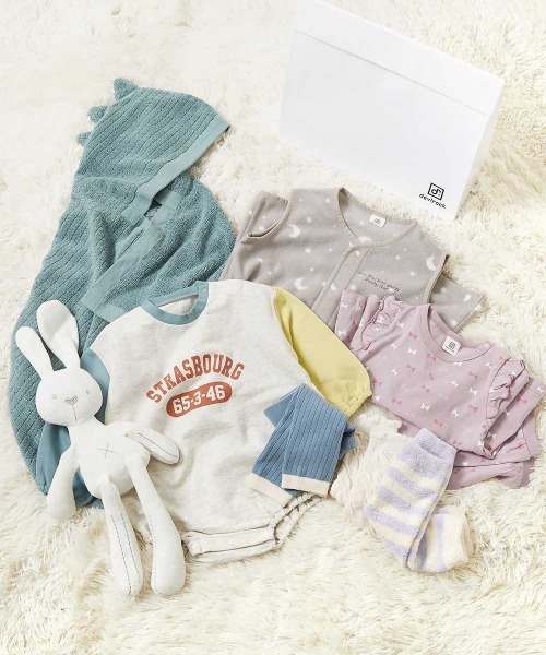 devirock（デビロック）の「綿100% 洗える ベビー コットンニットロンパース（ロンパース・キッズ・オレンジ系5/アイボリー/アイボリー系2・70-80cm）」の11枚目の写真