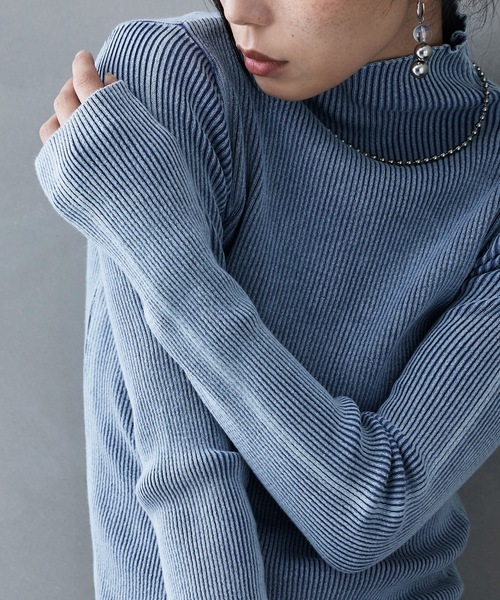 STONE  リブ編みニット STONE ISLAND リブ編みセーター M
