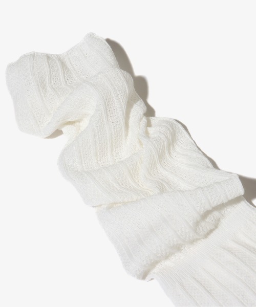 atmos pink（アトモスピンク）の「atmos pink Knee High Socks / アトモス ピンク ニーハイソックス（ソックス/靴下・レディース・グレー/ホワイト/ブラック・FREE）」の9枚目の写真