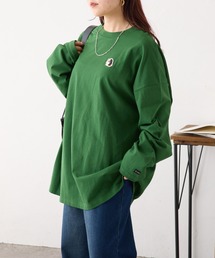 NUNIFE（ユニフィー）の「【UNISEX】ＤＯＧワッペンロンＴ（Tシャツ/カットソー・レディース）」