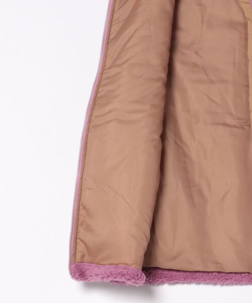 ROXY（ロキシー）の「BETTER THAN THE SUN/ロキシーモコモコボアベスト（ベスト・レディース・ピンク/ホワイト/ブラック/チャコールグレー/カモフラージュ・LARGE/MEDIUM/SMALL/X-LARGE）」の6枚目の写真