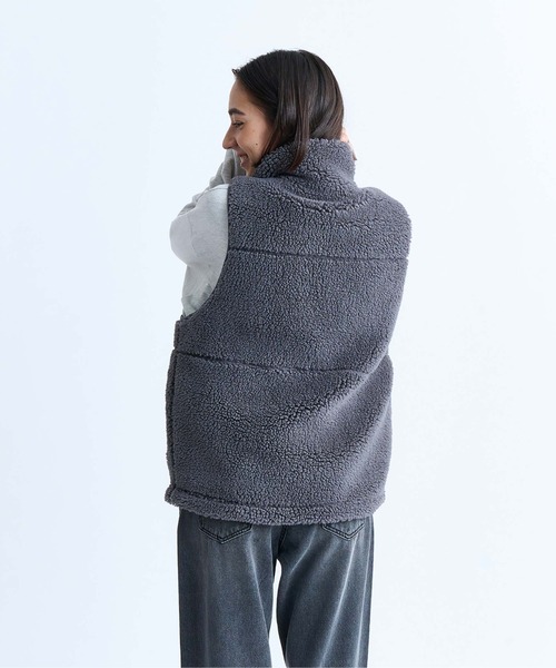 ROXY（ロキシー）の「BETTER THAN THE SUN/ロキシーモコモコボアベスト（ベスト・レディース・ピンク/ホワイト/ブラック/チャコールグレー/カモフラージュ・LARGE/MEDIUM/SMALL/X-LARGE）」の13枚目の写真