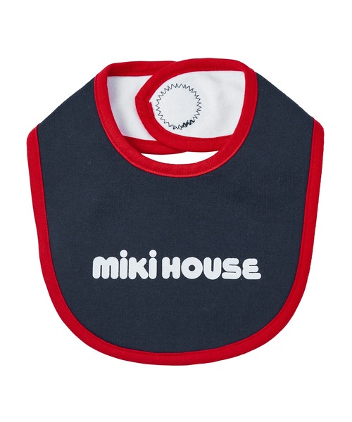 MIKI HOUSE（ミキハウス）の「【WEB限定】スタイ（スタイ/よだれかけ・キッズ・グリーン/レッド/ホワイト/イエロー/ネイビー/ブルー/コーラルピンク/ライトグリーン・ONE SIZE）」の5枚目の写真