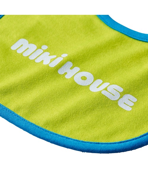 MIKI HOUSE（ミキハウス）の「【WEB限定】スタイ（スタイ/よだれかけ・キッズ・グリーン/レッド/ホワイト/イエロー/ネイビー/ブルー/コーラルピンク/ライトグリーン・ONE SIZE）」の11枚目の写真
