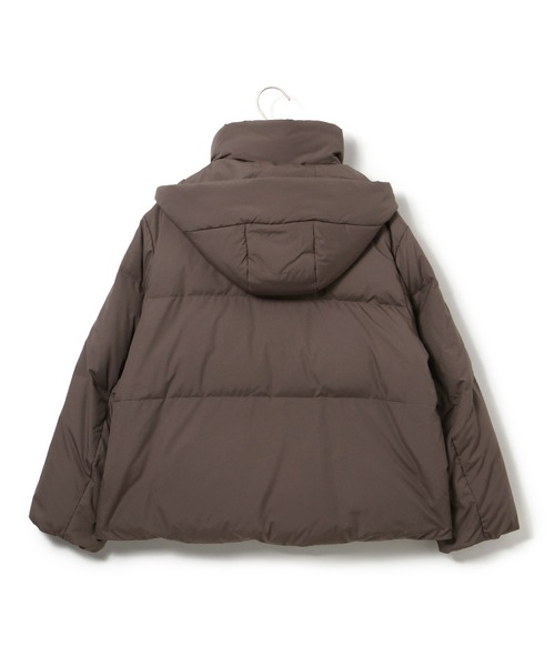 ROPE' PICNIC（ロペピクニック）の「GREEN DOWN MINOTECK/フード取り外しショートダウン/リンクコーデ（ダウンジャケット/コート・レディース・ベージュ/ダークブラウン/ブラック・36/38）」の8枚目の写真