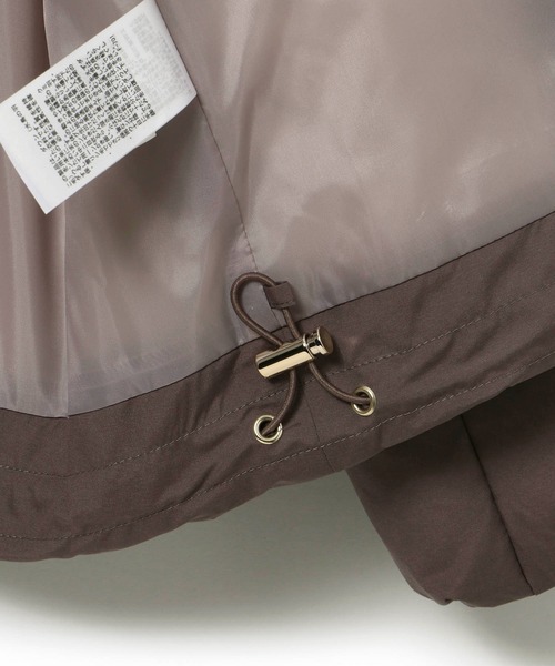 ROPE' PICNIC（ロペピクニック）の「GREEN DOWN MINOTECK/フード取り外しショートダウン/リンクコーデ（ダウンジャケット/コート・レディース・ベージュ/ダークブラウン/ブラック・36/38）」の19枚目の写真