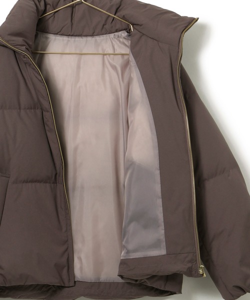 ROPE' PICNIC（ロペピクニック）の「GREEN DOWN MINOTECK/フード取り外しショートダウン/リンクコーデ（ダウンジャケット/コート・レディース・ベージュ/ダークブラウン/ブラック・36/38）」の20枚目の写真