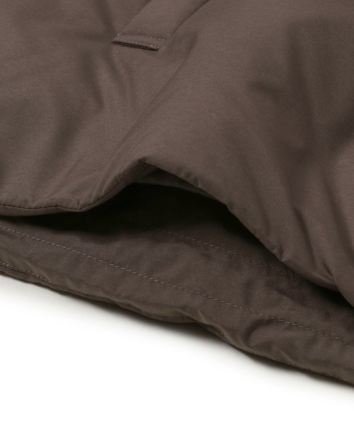 ROPE' PICNIC（ロペピクニック）の「GREEN DOWN MINOTECK/フード取り外しショートダウン/リンクコーデ（ダウンジャケット/コート・レディース・ベージュ/ダークブラウン/ブラック・36/38）」の21枚目の写真