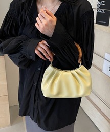 バンブー風ハンドル ハンドバッグ cula1014