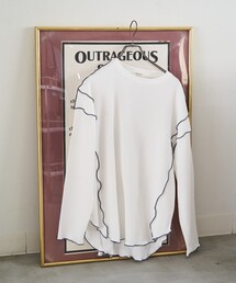 FREAK'S STORE | 限定展開　ミニ ワッフル メロー ロングスリーブ TEE(Tシャツ/カットソー)