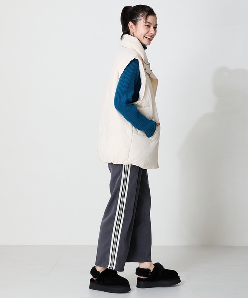 ORiental TRaffic（オリエンタルトラフィック）の「厚底ムートン2wayサンダル 41319（ブーツ・レディース・ベージュ/ブラック/グレー/キャメル・S/M/L/LL/3L/SS）」の12枚目の写真