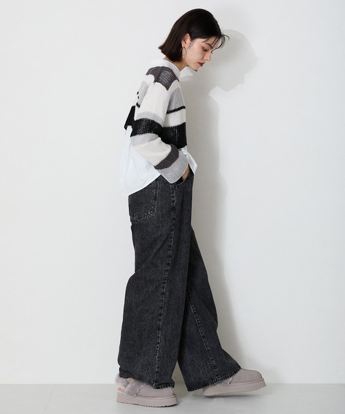 ORiental TRaffic（オリエンタルトラフィック）の「厚底ムートン2wayサンダル 41319（ブーツ・レディース・ベージュ/ブラック/グレー/キャメル・S/M/L/LL/3L/SS）」の19枚目の写真