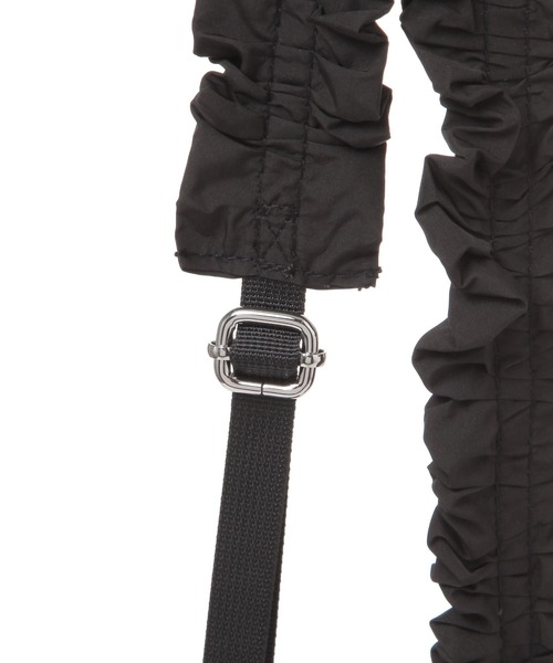 BAYFLOW（ベイフロー）の「フリル巾着ミニショルダー（ショルダーバッグ・レディース・シルバー/ブラック/カーキ・FREE）」の10枚目の写真