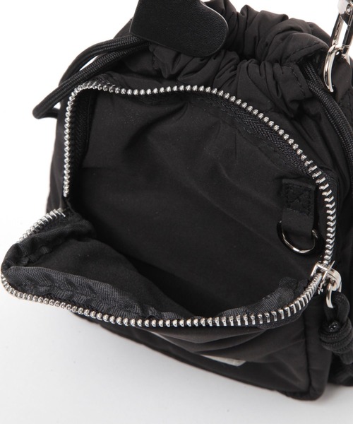 BAYFLOW（ベイフロー）の「フリル巾着ミニショルダー（ショルダーバッグ・レディース・シルバー/ブラック/カーキ・FREE）」の16枚目の写真