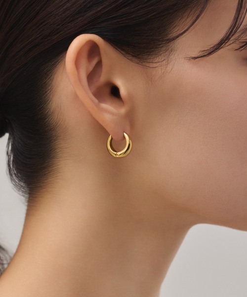 ciite' surgical stainless(シーテサージカルステンレス)の「【 金属アレルギー対応 】 ドロップフープピアス サージカルステンレス (両耳用)(ピアス(両耳用)・レディース・ゴールド/シルバー・FREE)」の18枚目の写真