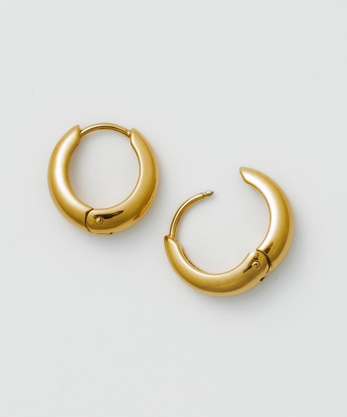 ciite' surgical stainless(シーテサージカルステンレス)の「【 金属アレルギー対応 】 ドロップフープピアス サージカルステンレス (両耳用)(ピアス(両耳用)・レディース・ゴールド/シルバー・FREE)」の8枚目の写真