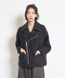 モッサジャージ　ビッグライダースジャケット