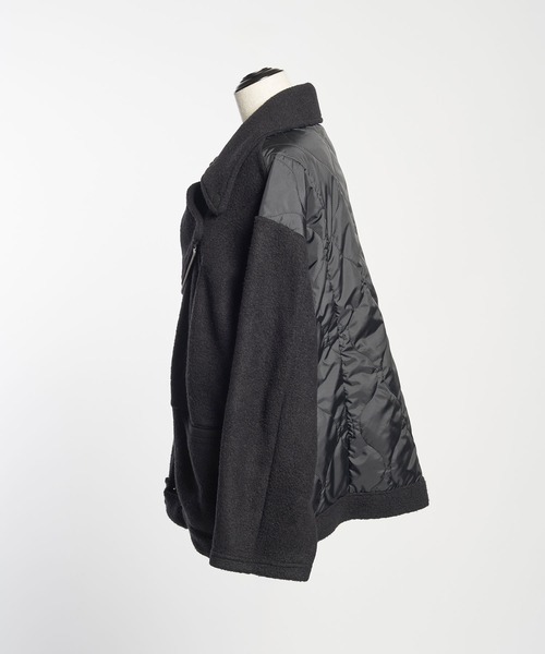 gomme(ゴム)の「モッサジャージ ビッグライダースジャケット(ライダースジャケット・レディース・ブラック・MEDIUM)」の16枚目の写真