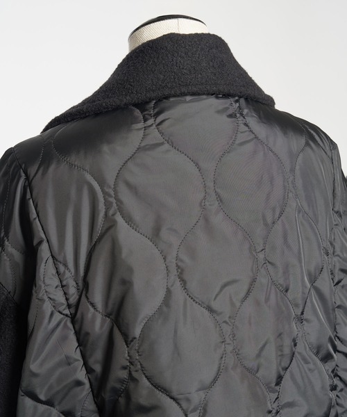 gomme(ゴム)の「モッサジャージ ビッグライダースジャケット(ライダースジャケット・レディース・ブラック・MEDIUM)」の8枚目の写真