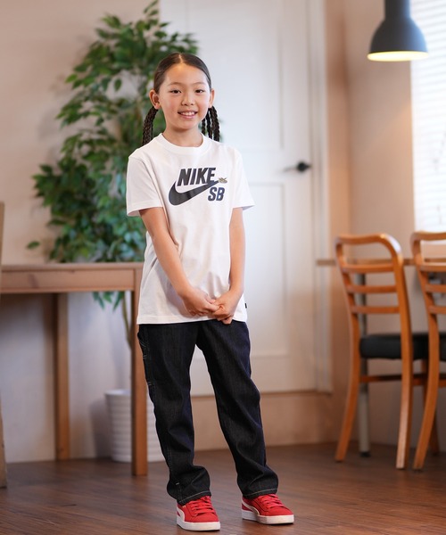 Lee（リー）の「【ムラサキスポーツ別注】Lee/リー キッズ ロンパン ペインターパンツ LK1389-C200（デニムパンツ・キッズ・ブラック・130cm/140cm/150cm/160cm）」の5枚目の写真