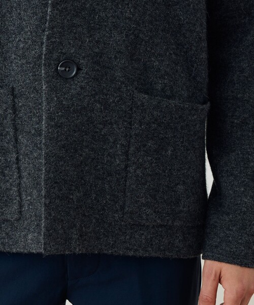 カシミヤナイロン ラペルカラーカーディガン MWAS2150（カーディガン/ボレロ）｜JAMES PERSE（ジェームスパース）