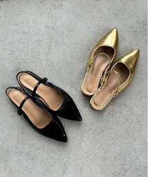 ad thie | ポインテッドトゥ フラットシューズ(パンプス)