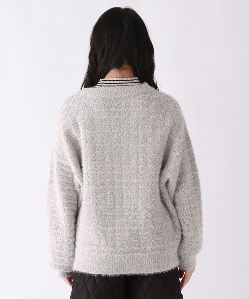 repipi armario(レピピ アルマリオ)の「【洗えるニット】モールシャギールーズカーディガン(カーディガン/ボレロ・キッズ・ホワイト/サックスブルー/グレー・SMALL/MEDIUM/LARGE)」の21枚目の写真